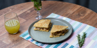 Panqueca proteica salgada para o pós-treino panqueca proteica salgada