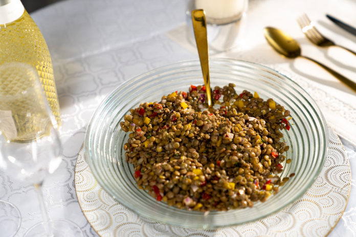 salada-de-lentilha salada de lentilha