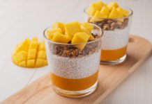 Pudim de Manga e Chia: a sobremesa refrescante e funcional.